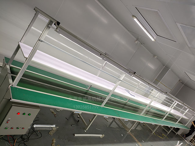 東莞長條台板防靜電雙列皮(pí)帶(dài)流水線