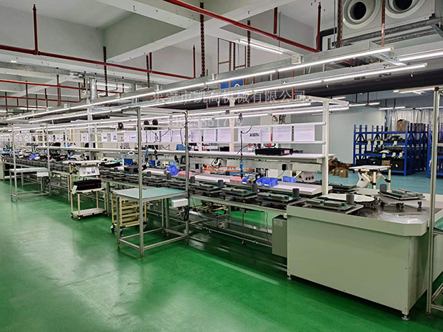 電器裝配環形(xíng)台車生產線